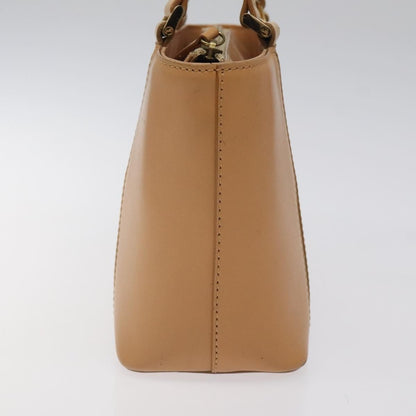 Burberry Vintage Handbag Leather, BEIGE, LEATHER, Handbag