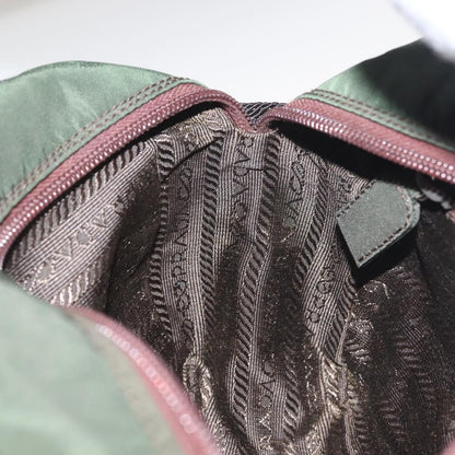Prada Vintage Handbag Tessuto, Khaki, Nylon, Handbag