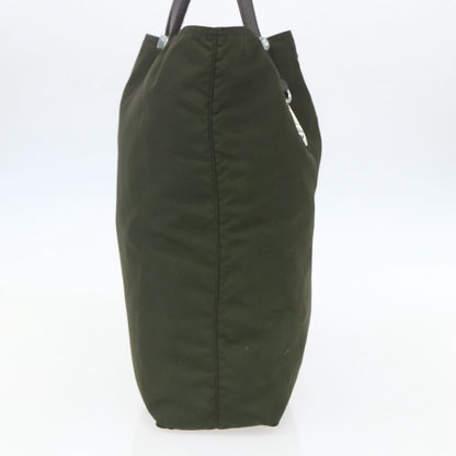Prada Open Tote Tessuto, KHAKI, NYLON, Tote bag
