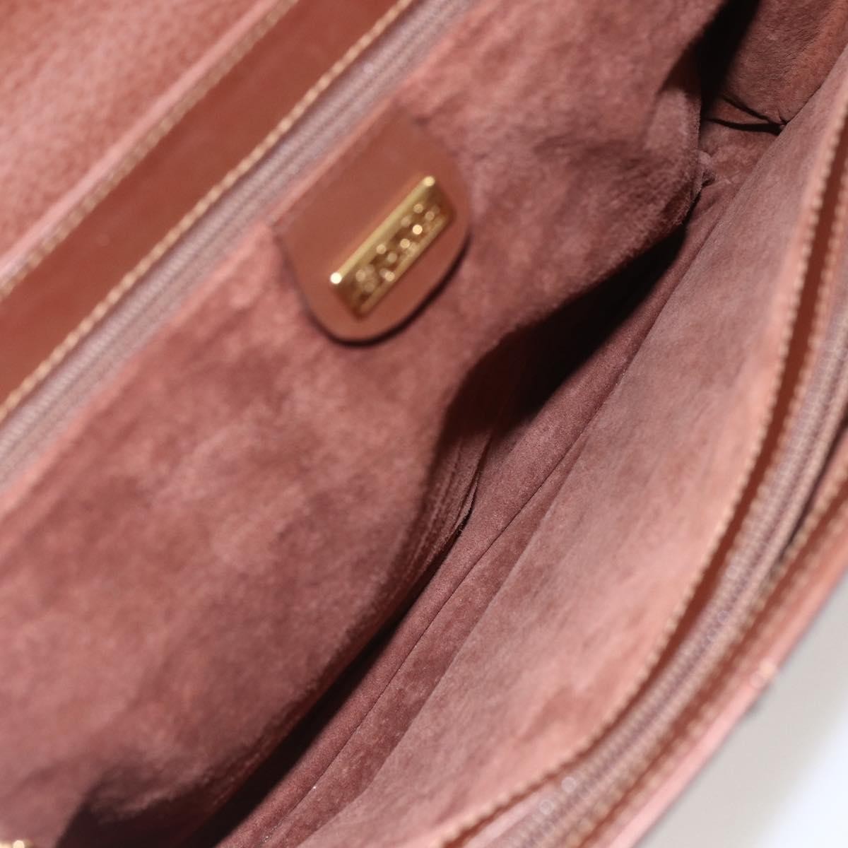 Gucci Vintage tote Leather, BROWN, LEATHER, Tote bag