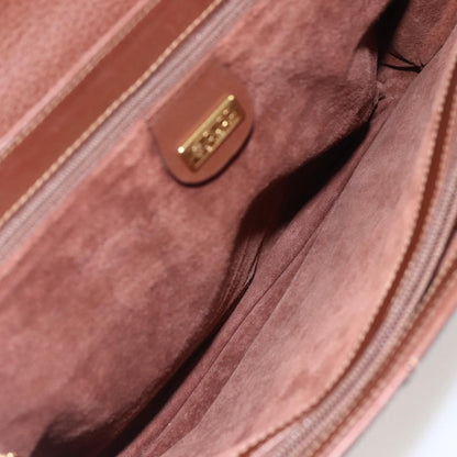 Gucci Vintage tote Leather, BROWN, LEATHER, Tote bag