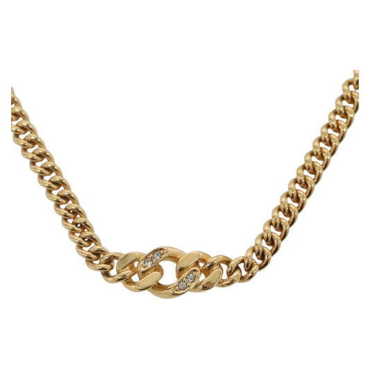 Christian Dior CD Pendant Necklace Gold-plated, GOLD, METAL, Necklace