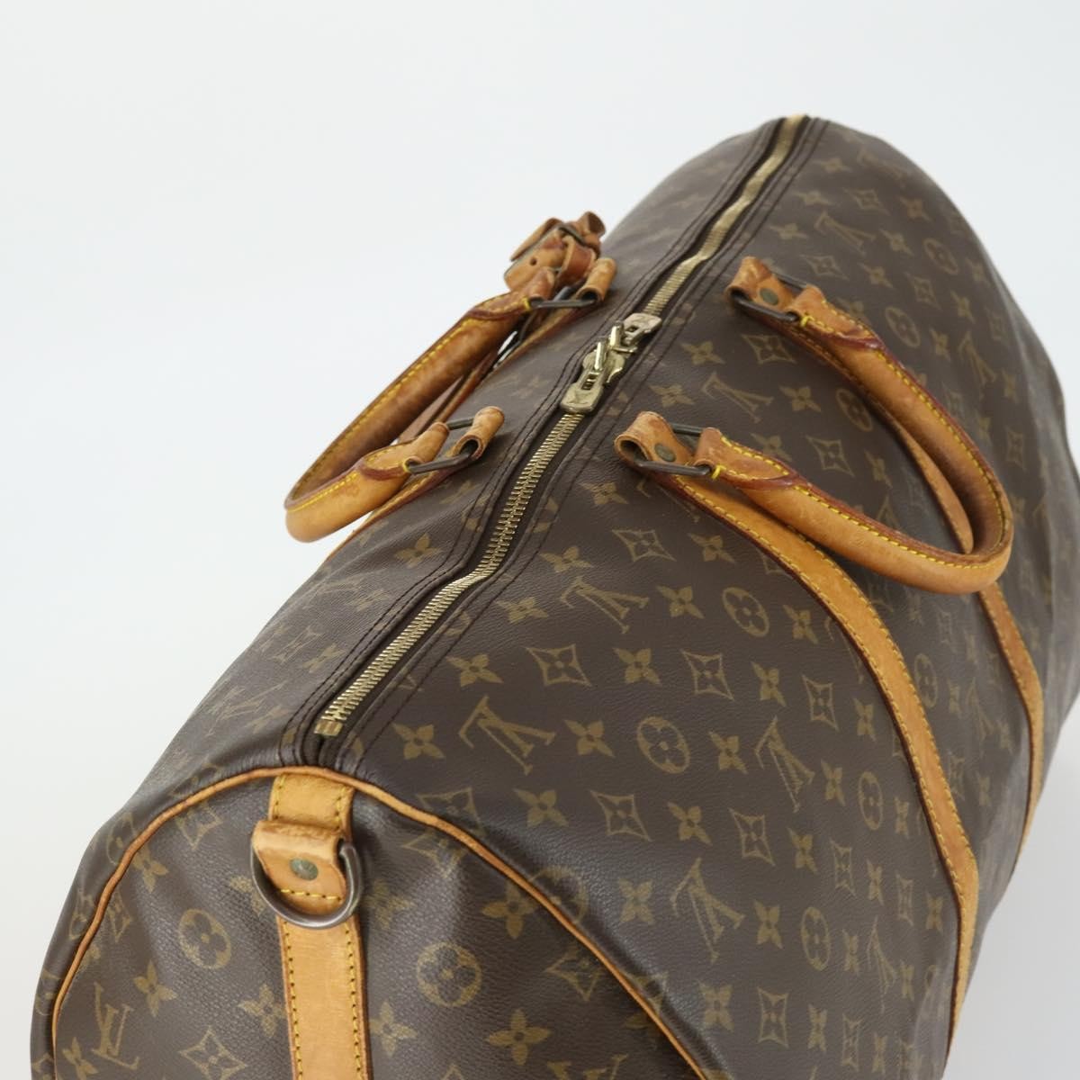 Louis Vuitton Keepall Bag Monogram Canvas, Brown, Canvas, Travel Bag