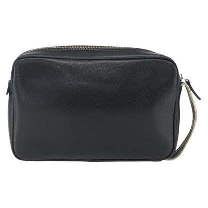 Salvatore Ferragamo Vintage clutch Bag Leather, BLACK, LEATHER, Clutche & pouche