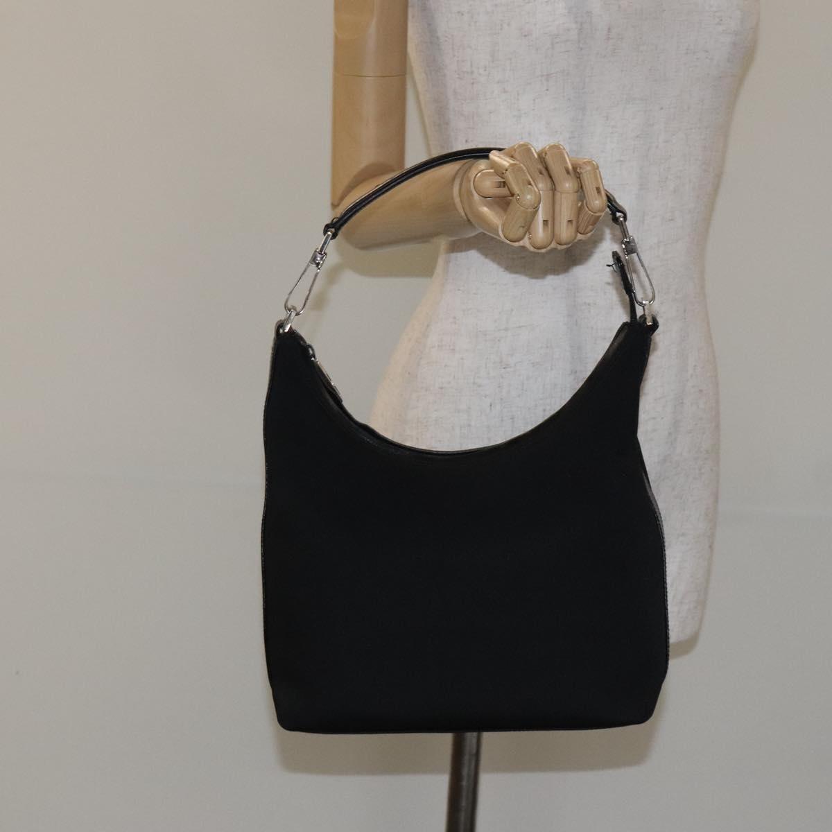 Gucci Zip Hobo Nylon, BLACK, NYLON, Shoulder bag