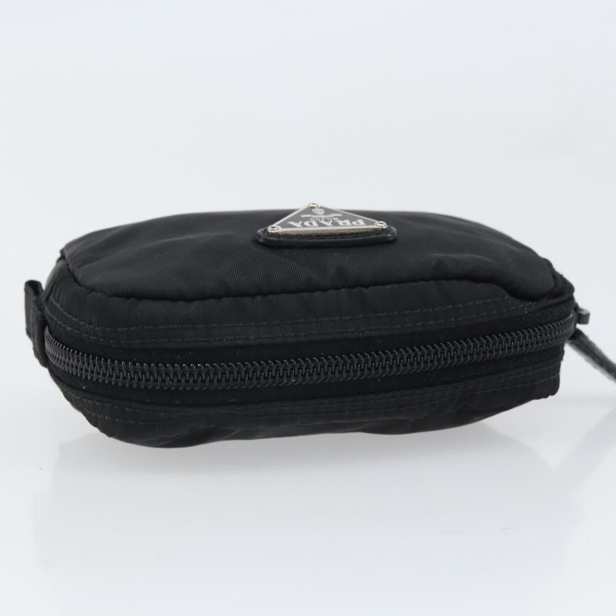 Prada Vintage Pouch Tessuto, BLACK, NYLON, Clutche & pouche