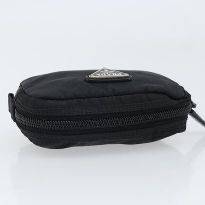 Prada Vintage Pouch Tessuto, BLACK, NYLON, Clutche & pouche
