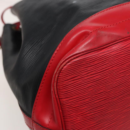 Louis Vuitton Bicolor Noe Handbag Epi Leather, BLACK, LEATHER, Handbag