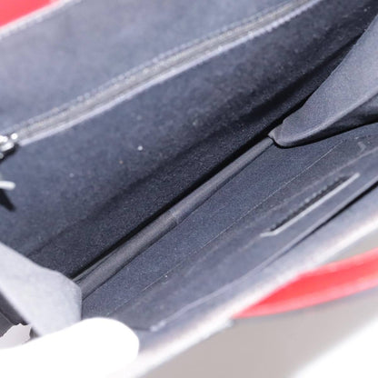 Chanel Vintage Portrait Tote Printed Leather and Quilted Patent, RED, LEATHER, Tote bag