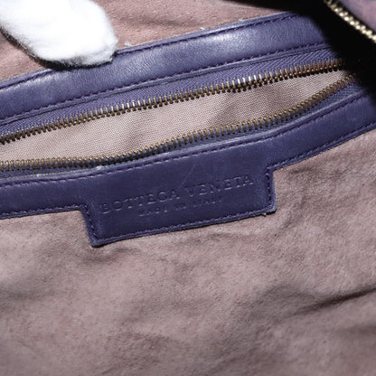 Bottega Veneta Veneta Hobo Pleated Intrecciato Nappa, PURPLE, LEATHER, Shoulder bag