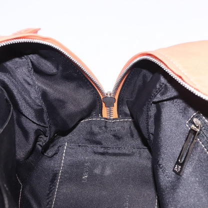 Loewe Anagram handbag Leather, Orange, Leather, Handbag