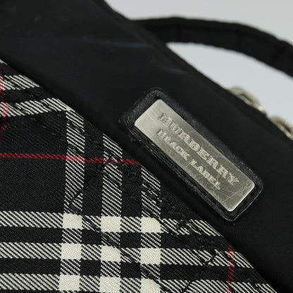Burberry Nova check Black Label Nylon, Black, Nylon, Shoulder Bag