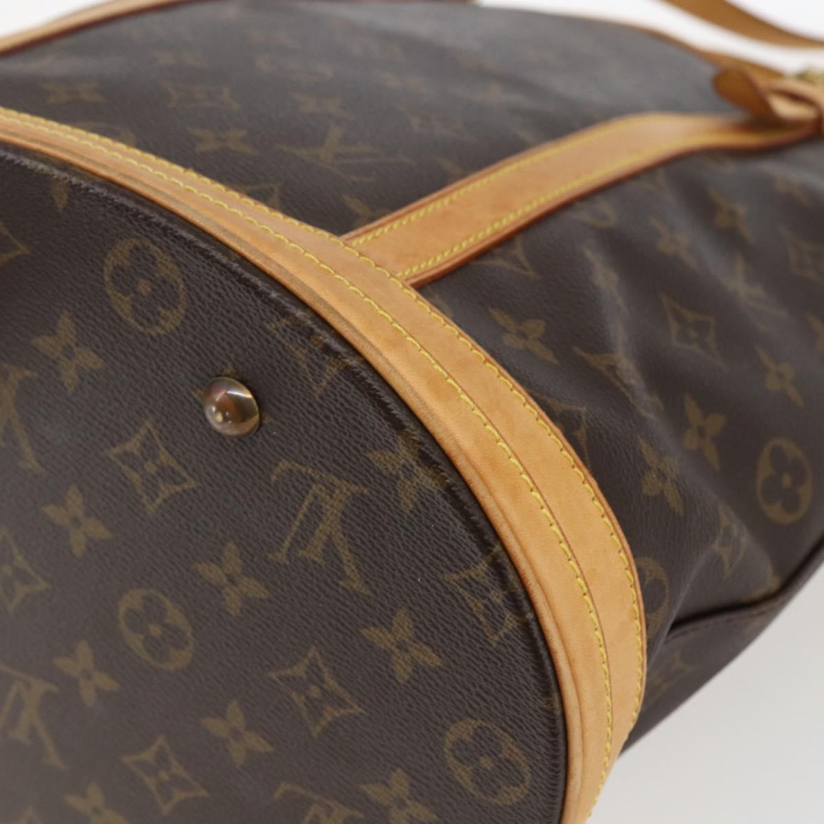 Louis Vuitton Bucket Bag Monogram Canvas, BROWN, CANVAS, Shoulder bag