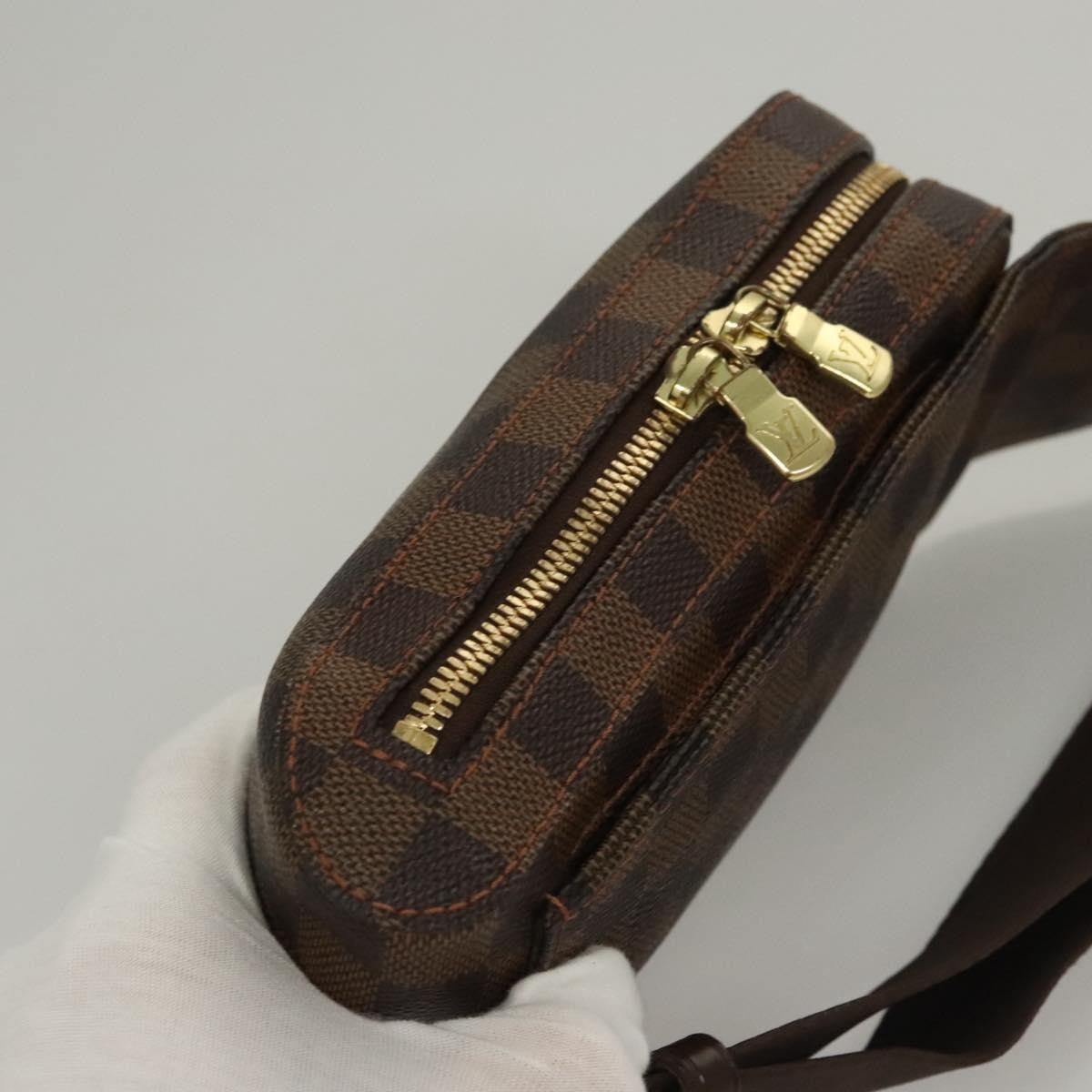 Louis Vuitton Geronimos Waist Bag Damier, BROWN, CANVAS, Shoulder bag