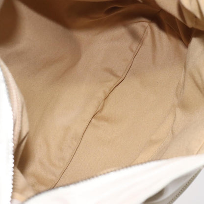 Salvatore Ferragamo Gancini Shoulder Bag Leather, WHITE, LEATHER, Shoulder bag