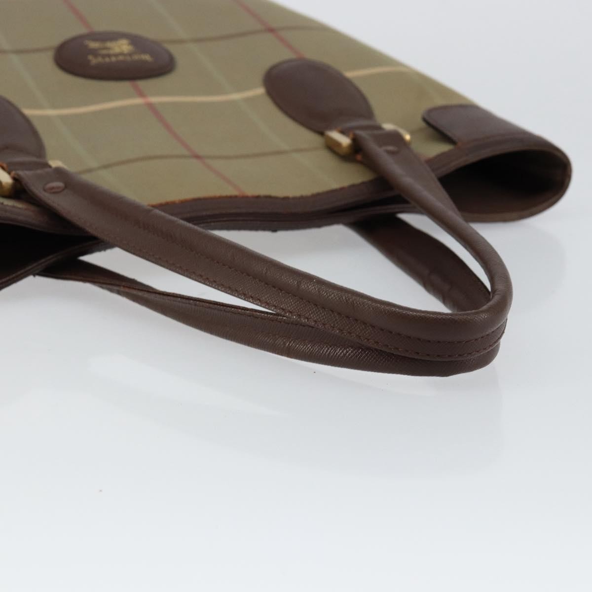 Burberry Nova Check Tote canvas check pattern, BEIGE, CANVAS, Tote bag