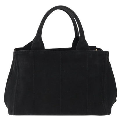 Prada Canapa Tote Canvas, Black, Canvas, Tote Bag