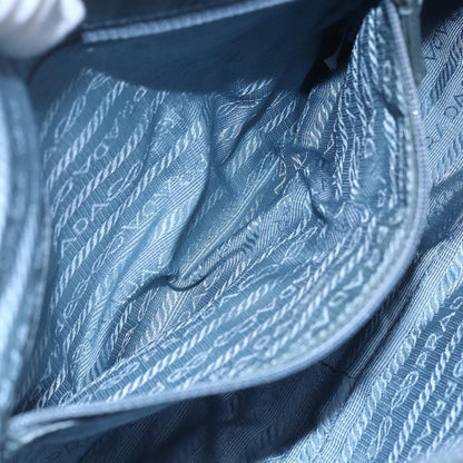 Prada Front Pocket Camera Bag Tessuto, Blue, Nylon, Shoulder Bag