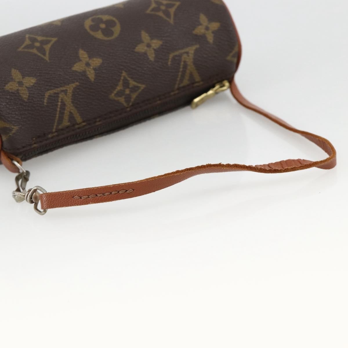 Louis Vuitton Papillon Pochette Monogram Canvas, BROWN, CANVAS, Clutche & pouche