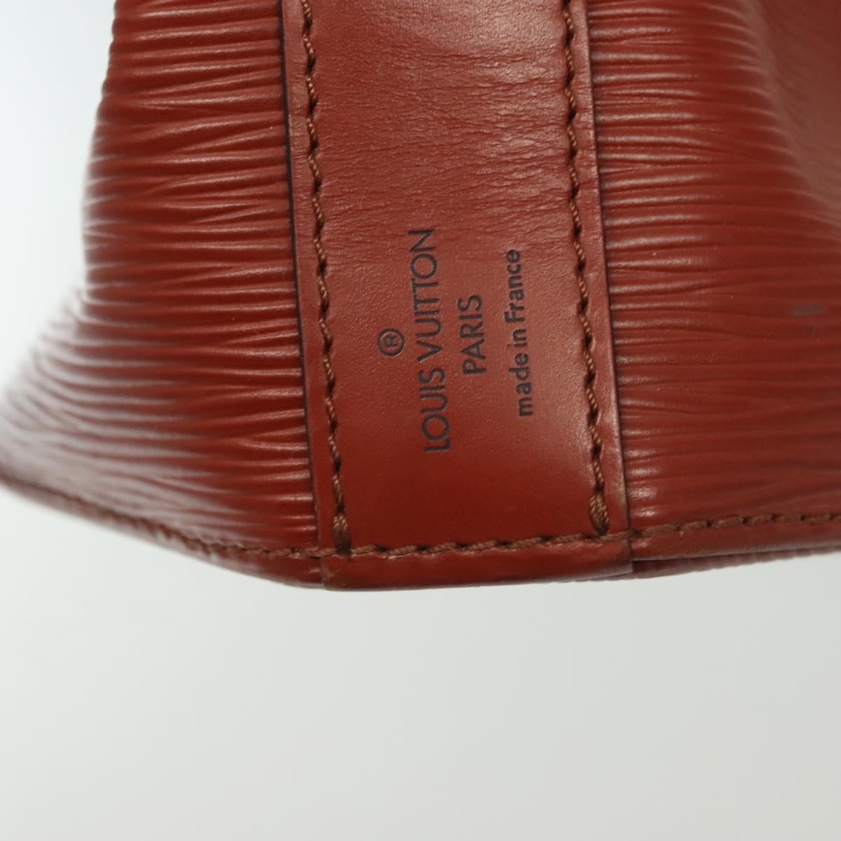 Louis Vuitton Vintage Sac d'Epaule Handbag Epi Leather, BROWN, LEATHER, Handbag