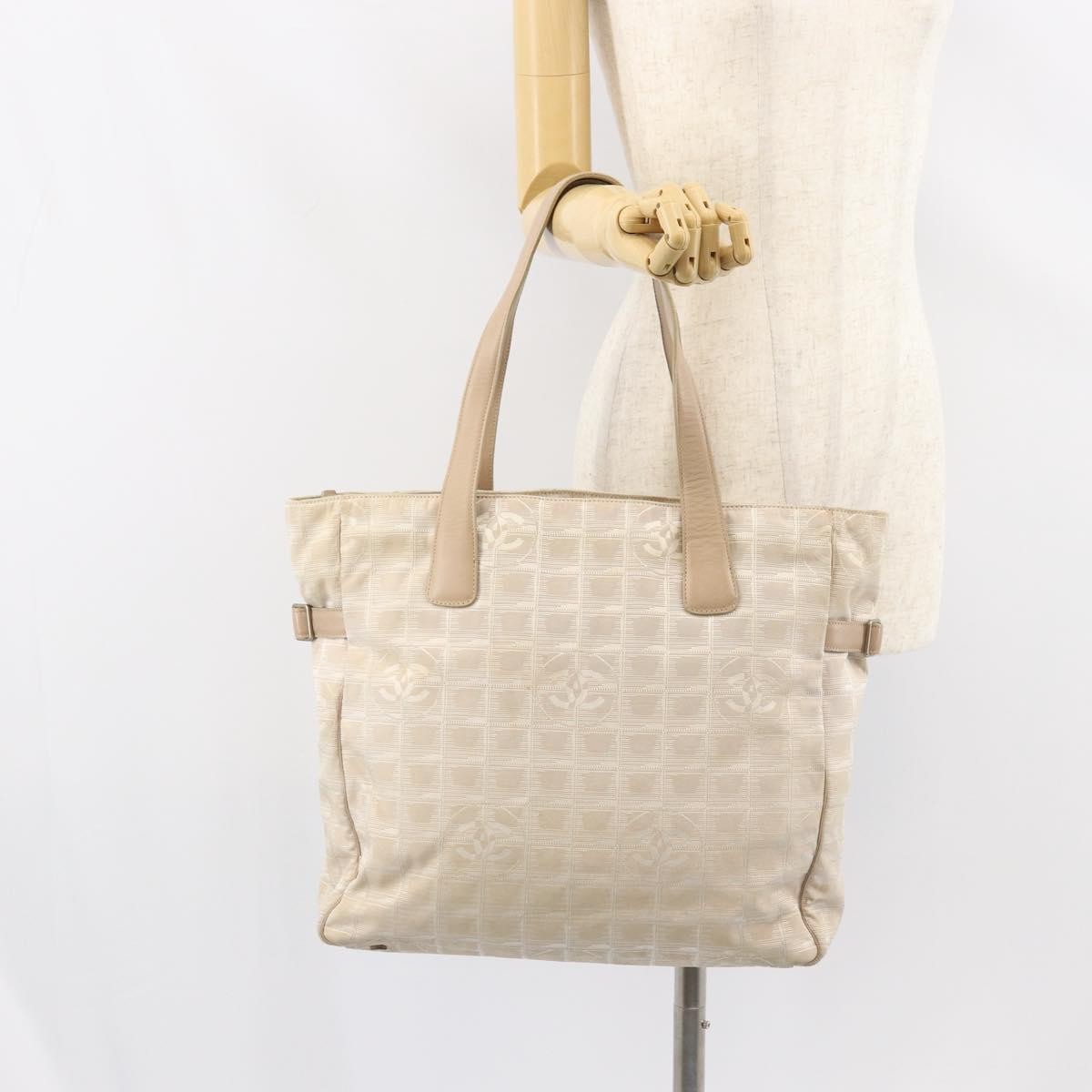 Chanel Travel Line Tote Nylon, Pink, Nylon, Tote Bag