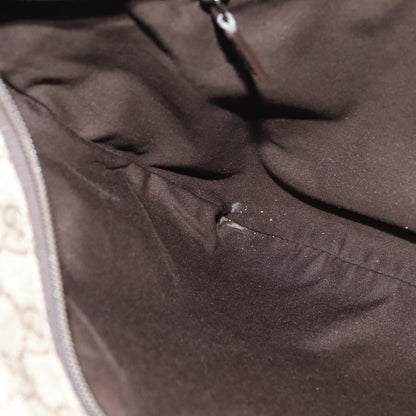 Gucci Zip Top Messenger Bag GG Coated Canvas, BEIGE, CANVAS, Shoulder bag