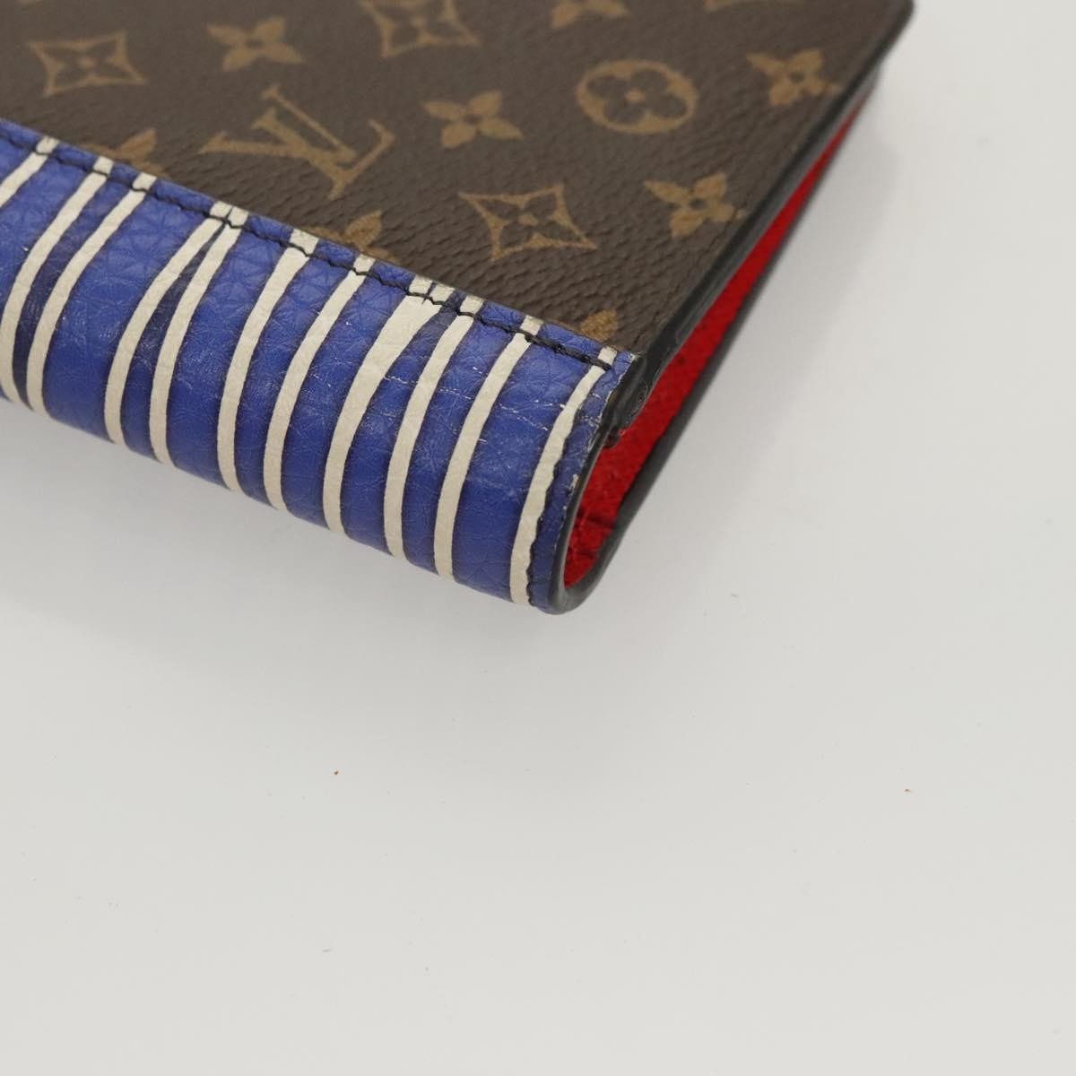 Louis Vuitton Porte Feuille Brother Patchwork, BLUE, CANVAS, Wallets