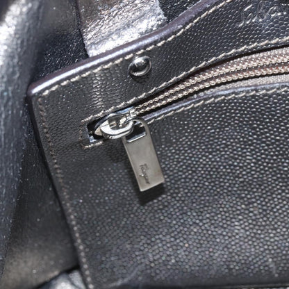Salvatore Ferragamo Amabel Tote Leather, SILVER, LEATHER, Tote bag