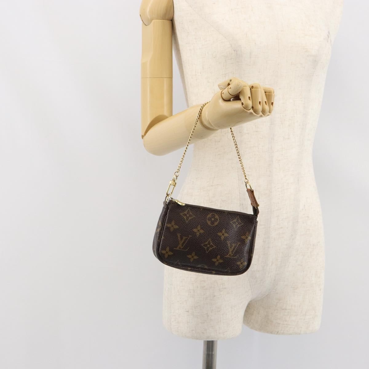 Louis Vuitton Multi Pochette Accessoires Pouch Monogram Canvas, BROWN, CANVAS, Clutche & pouche