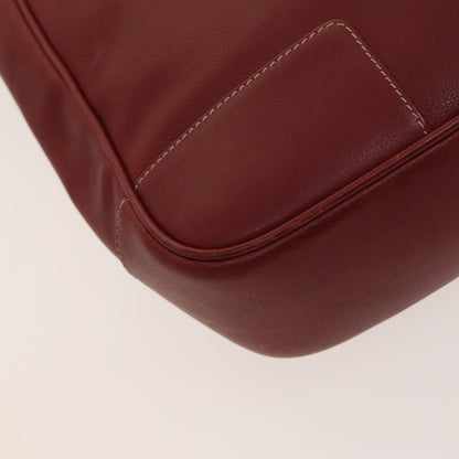 Loewe Vintage Anagram Tote Leather, Burgundy, Leather, Tote Bag