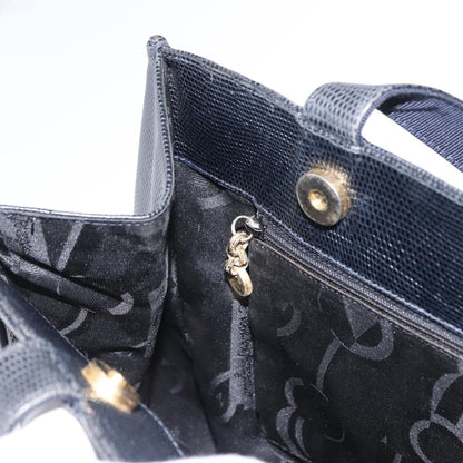 Salvatore Ferragamo Vala tote Leather, NAVY, LEATHER, Tote bag