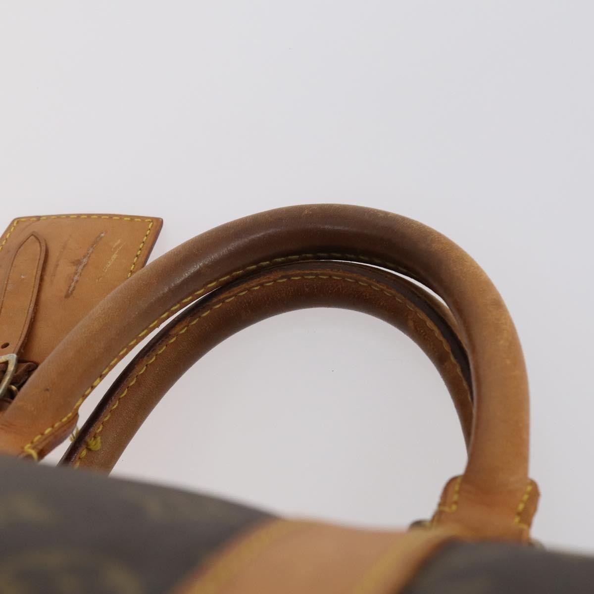 Louis Vuitton Keepall Bag Monogram Canvas, BROWN, CANVAS, Handbag