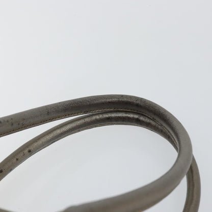 Salvatore Ferragamo Gancini Buckle Shoulder Bag Leather, GOLD, LEATHER, Tote bag