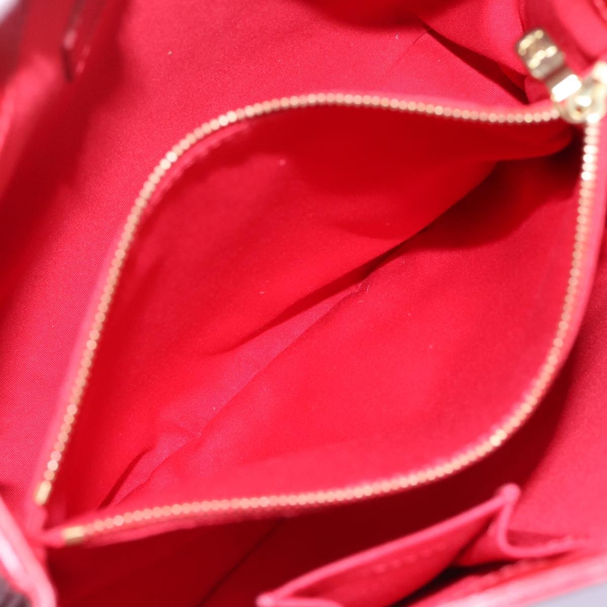 Louis Vuitton Mandara Handbag Epi Leather, RED, LEATHER, Shoulder bag