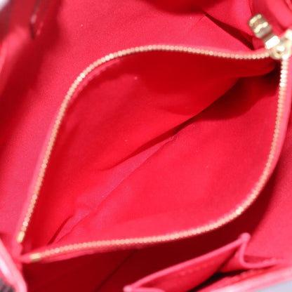 Louis Vuitton Mandara Handbag Epi Leather, RED, LEATHER, Shoulder bag