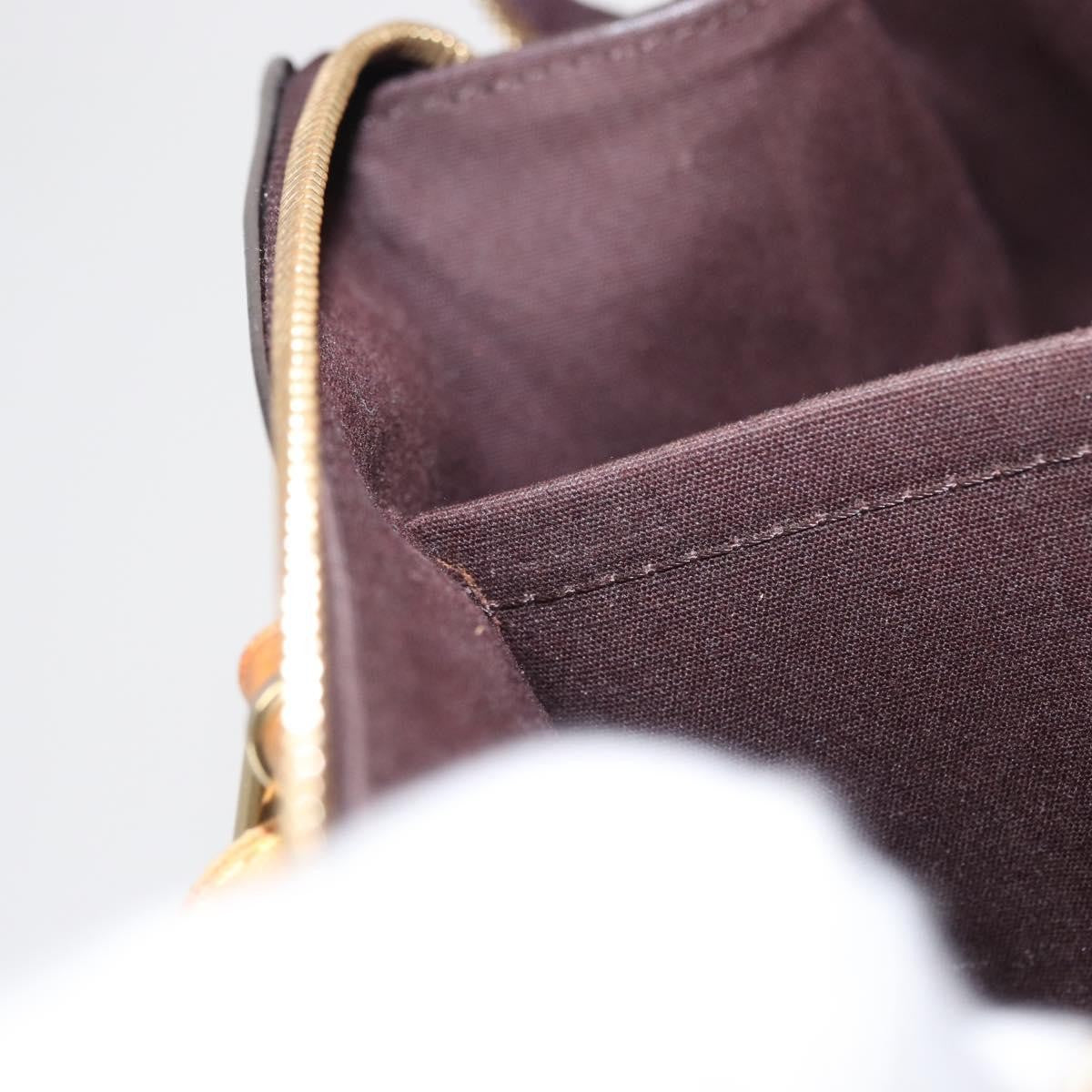 Louis Vuitton Rosewood Avenue Handbag Monogram Vernis, BROWN, PATENT_LEATHER, Shoulder bag