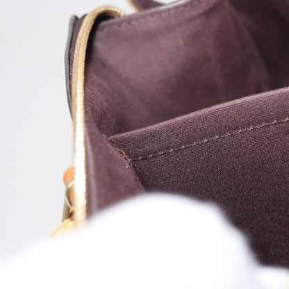 Louis Vuitton Rosewood Avenue Handbag Monogram Vernis, BROWN, PATENT_LEATHER, Shoulder bag