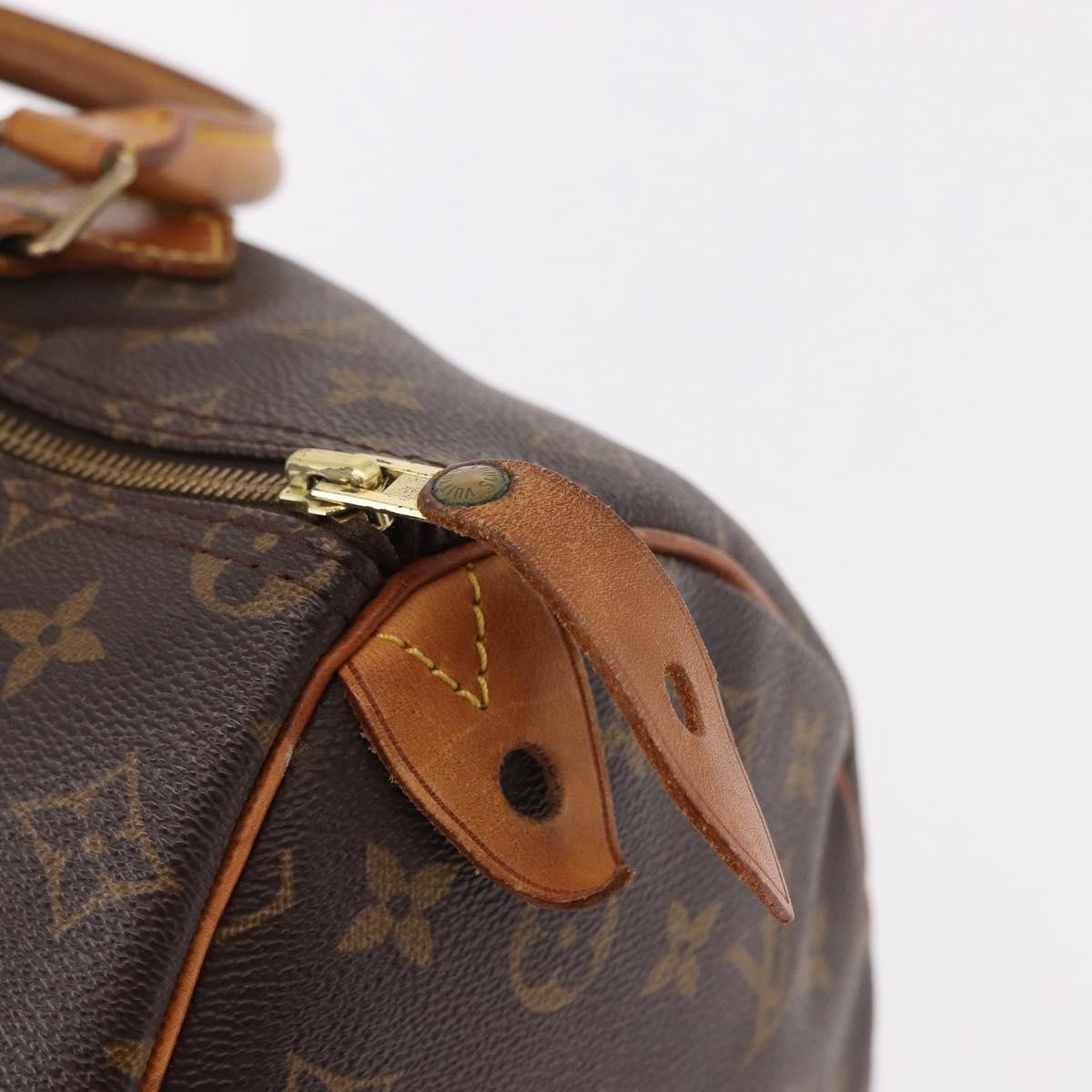 Louis Vuitton Speedy Handbag Monogram Canvas, Brown, Canvas, Handbag