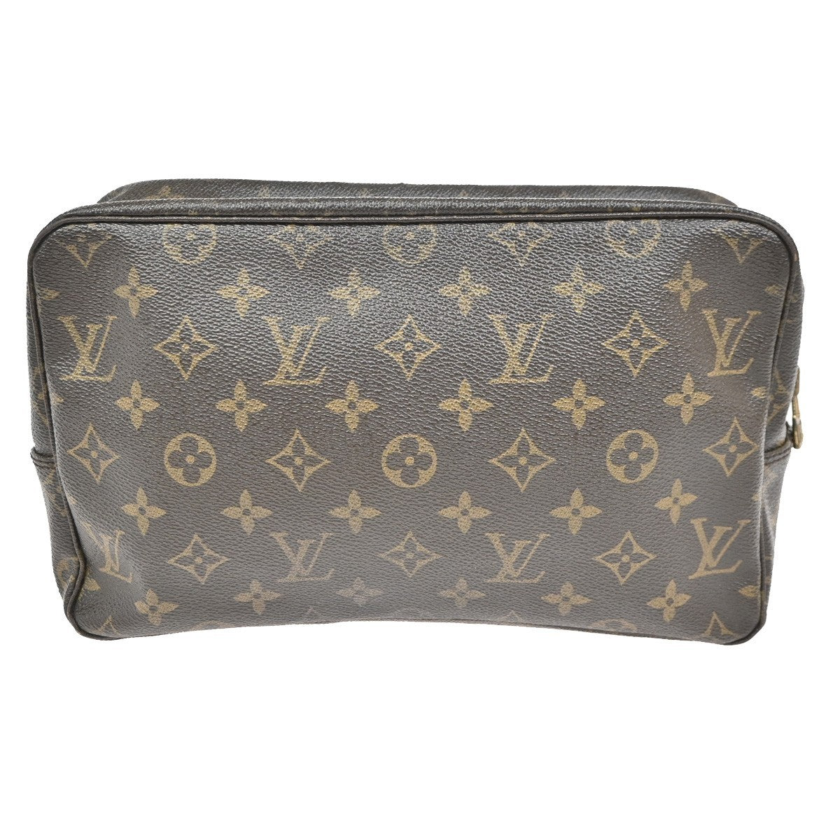Louis Vuitton Trousse Toilette Monogram Canvas, BROWN, CANVAS, Clutche & pouche
