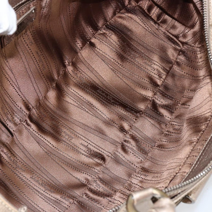 Salvatore Ferragamo Gancini Tote Leather, GOLD, LEATHER, Tote bag