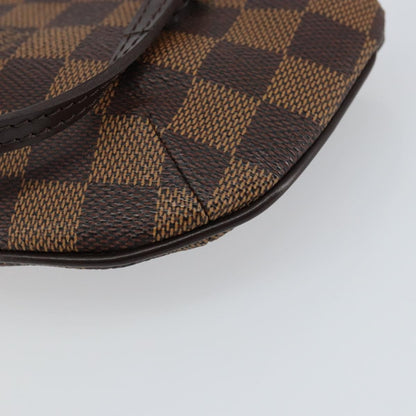 Louis Vuitton Manosque Pochette Damier, BROWN, CANVAS, Clutche & pouche