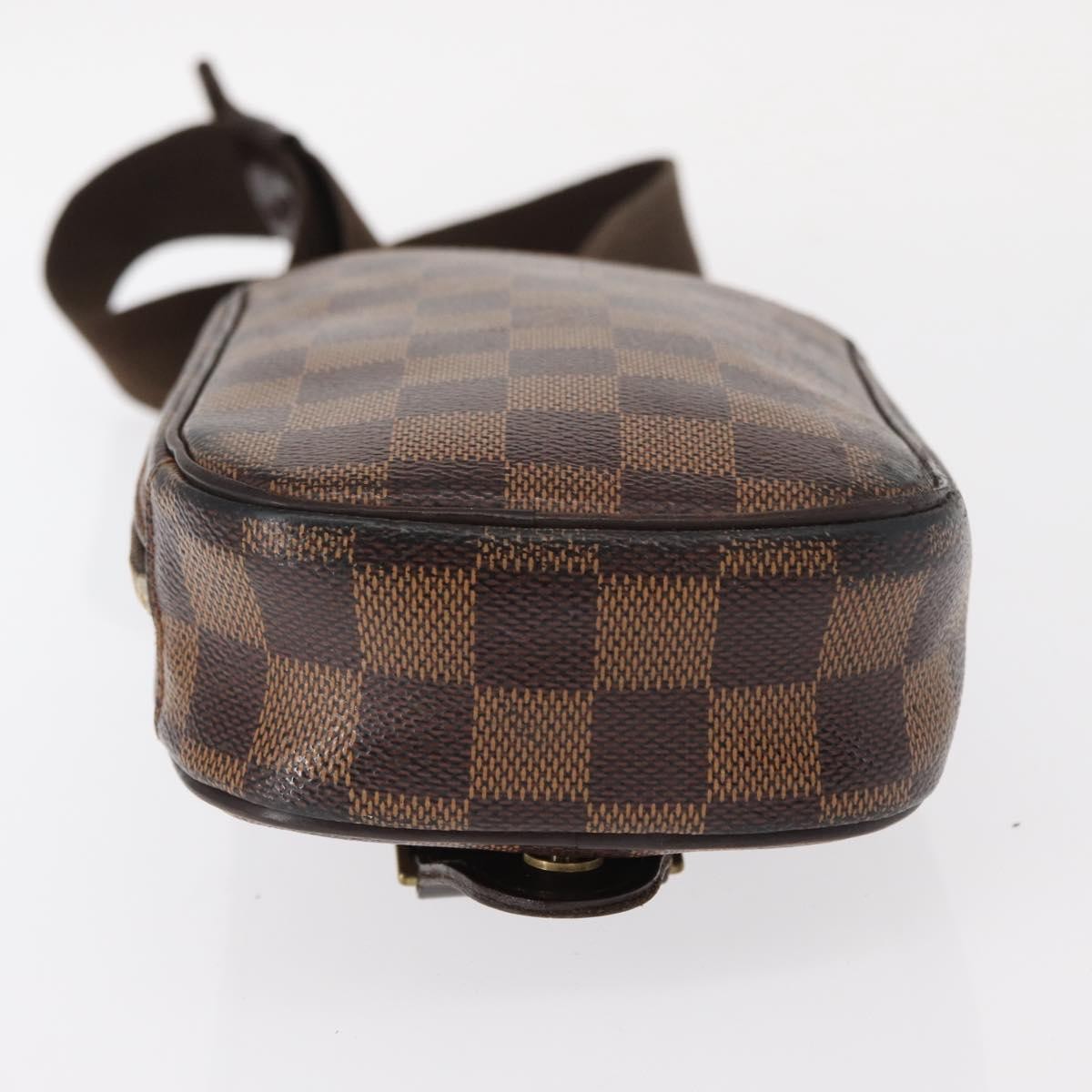 Louis Vuitton Pochette Gange Damier, Brown, Canvas, Clutch