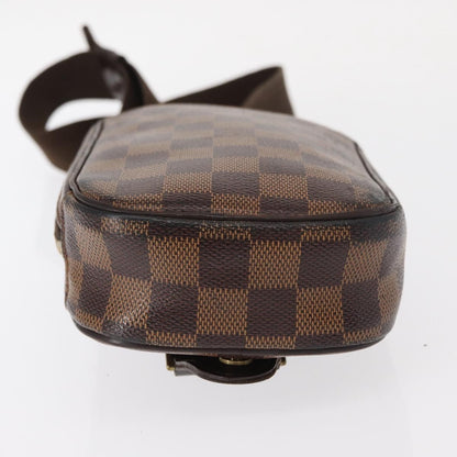 Louis Vuitton Pochette Gange Damier, Brown, Canvas, Clutch