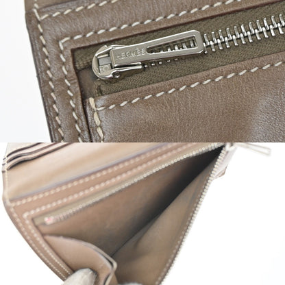 Hermes Bearn Coin Wallet Epsom, Brown, Leather, Wallet