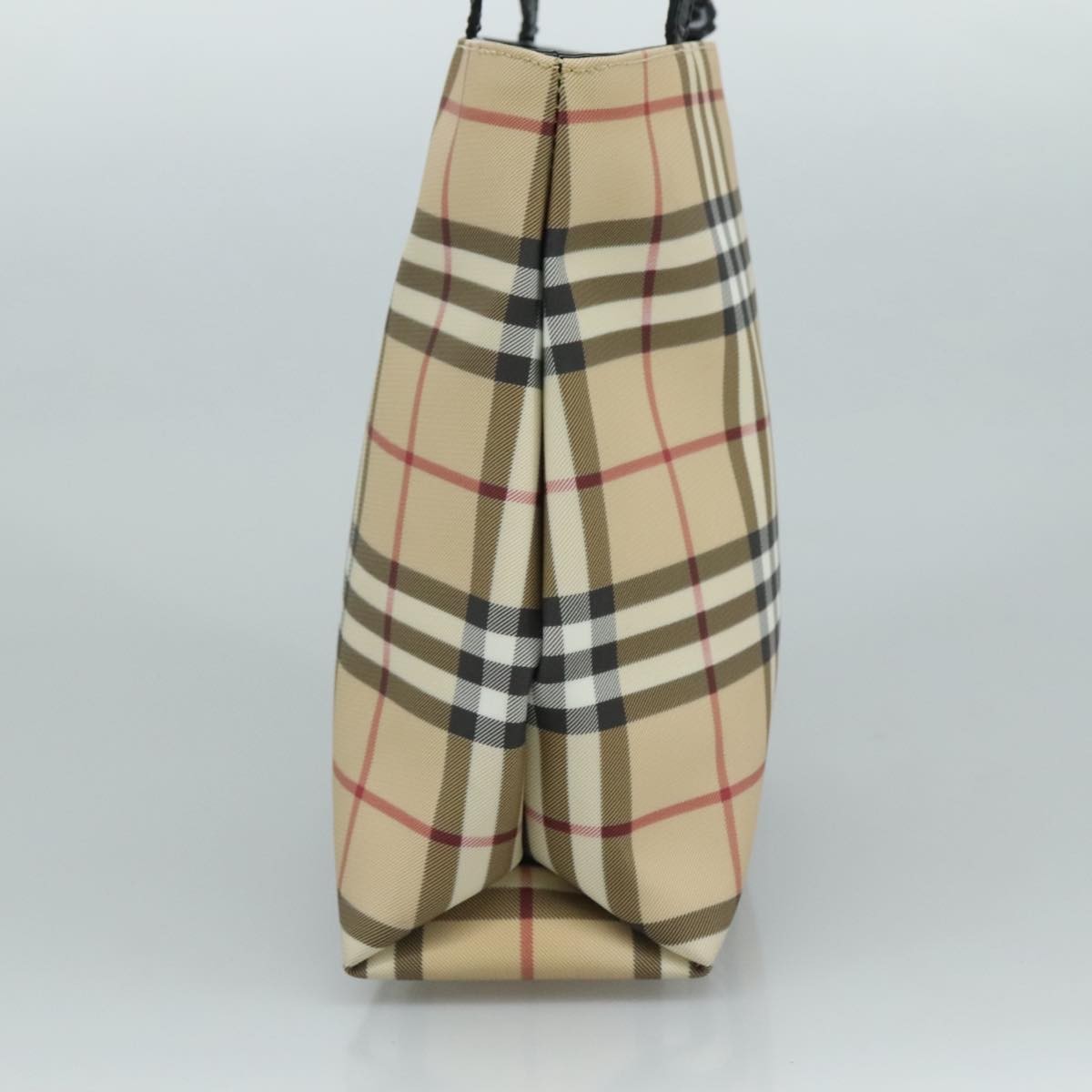Burberry Top Handle Tote Nova Check Canvas, BEIGE, CANVAS, Tote bag
