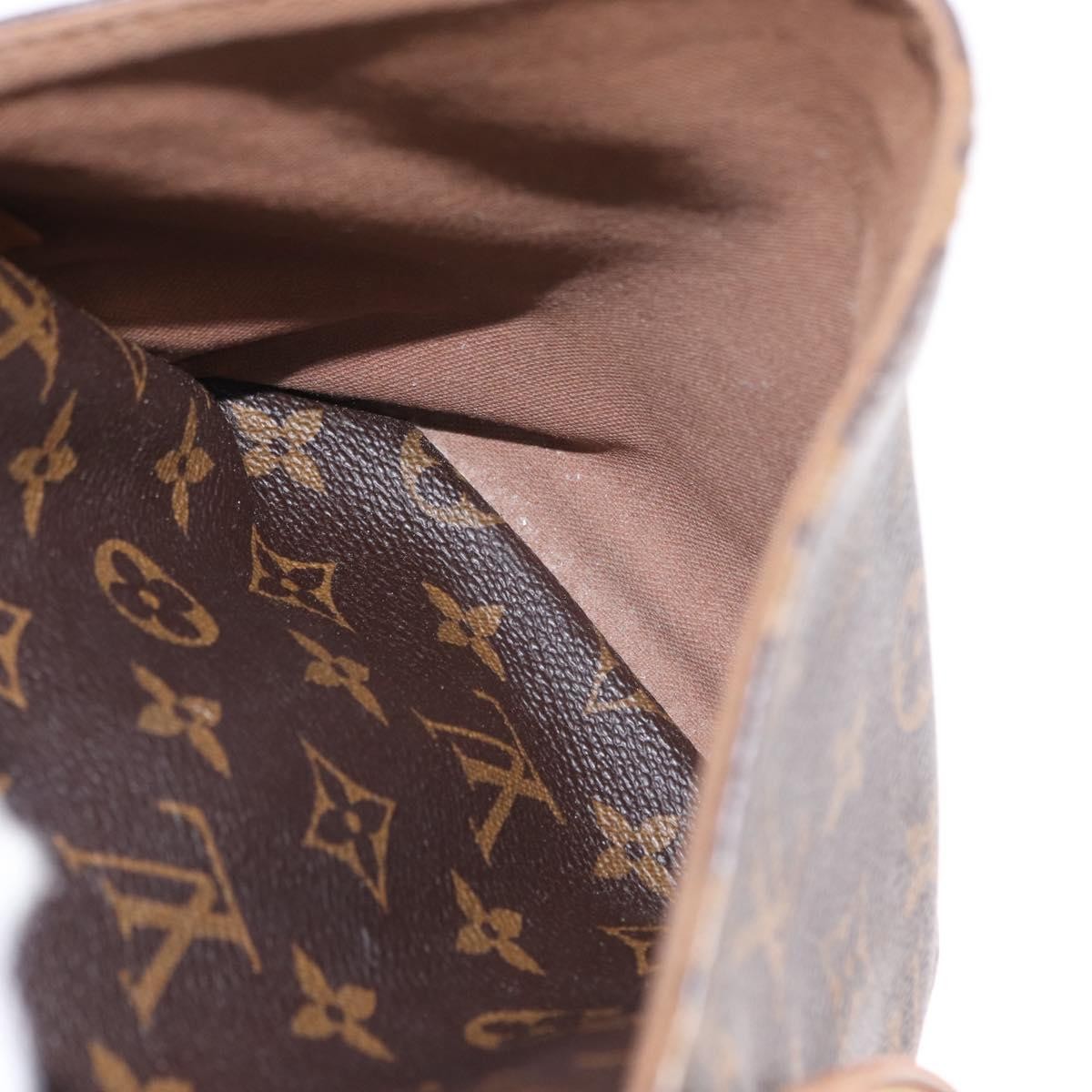 Louis Vuitton Porte-Documents Jour NM Bag Macassar Monogram Canvas, BROWN, CANVAS, Shoulder bag