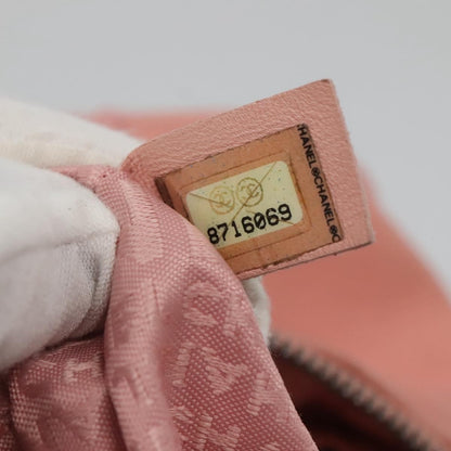 Chanel Chocolate Bar CC Bowler Bag Caviar skin, PINK, LEATHER, Handbag