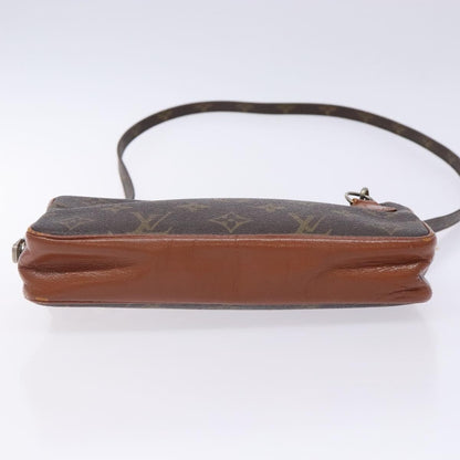 Louis Vuitton Monogram Clutch Monogram Canvas, BROWN, CANVAS, Clutche & pouche