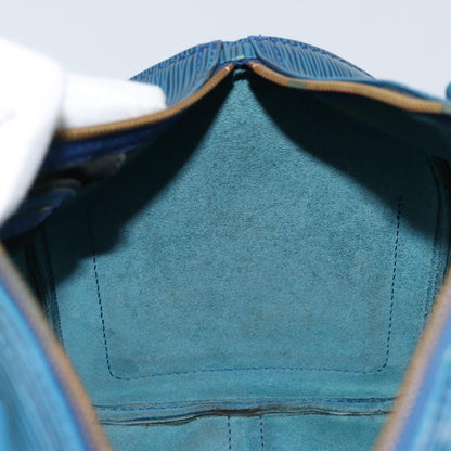 Louis Vuitton Speedy Handbag Epi Leather, BLUE, LEATHER, Handbag