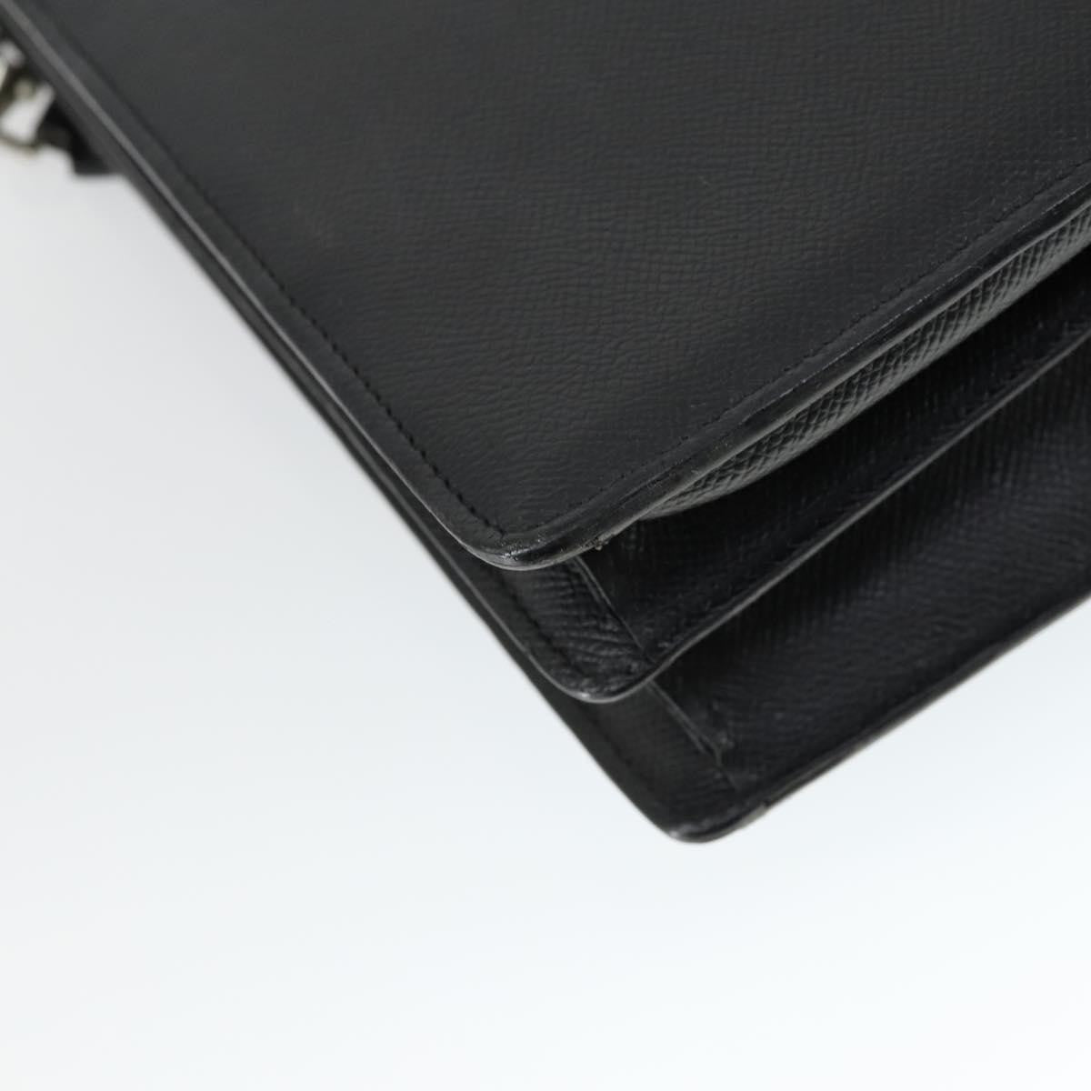 Bally Vintage Shoulder Bag Leather, BLACK, LEATHER, Shoulder bag